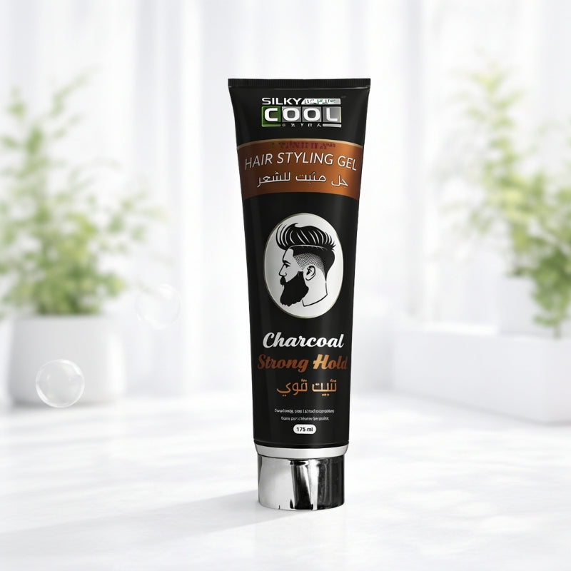 Silky Cool Charcoal Hair Styling Gel