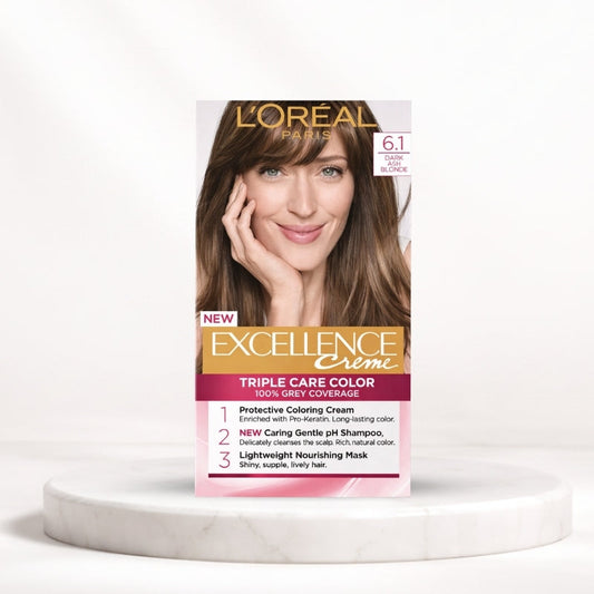 L'Oréal Excellence Crème Hair Color – 6.1 Dark Ash Blonde