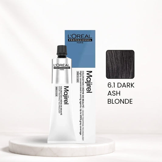 L'Oréal Majirel Color Tube – 6.1 Dark Ash Blonde