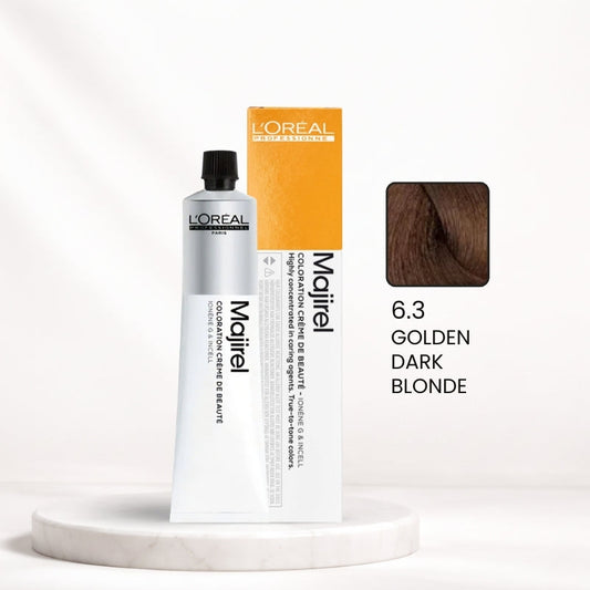 L'Oréal Majirel Color Tube – 6.3 Golden Dark Blonde