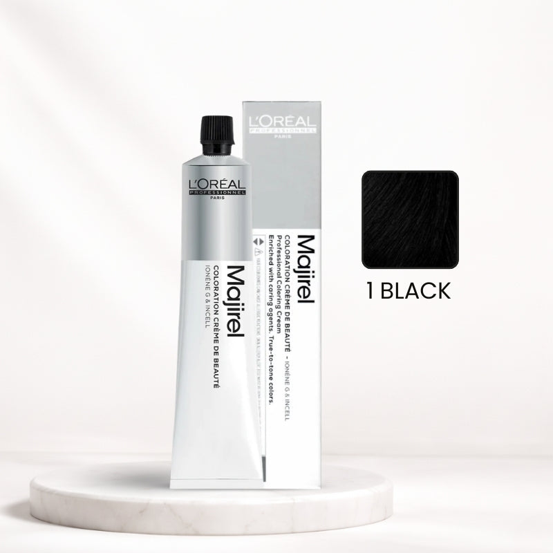 L'Oréal Majirel Color Tube – 1 Black