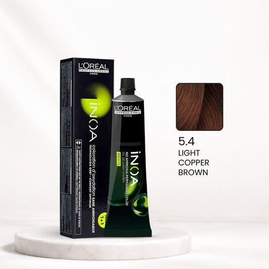 L'Oréal INOA Color Tube – 5.4 Light Copper Brown