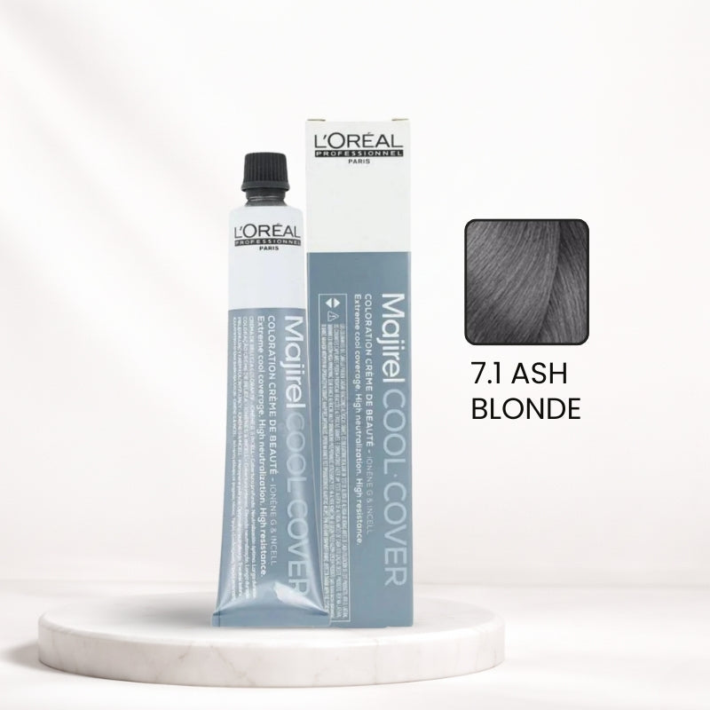L'Oréal Majirel Color Tube – 7.1 Ash Blonde