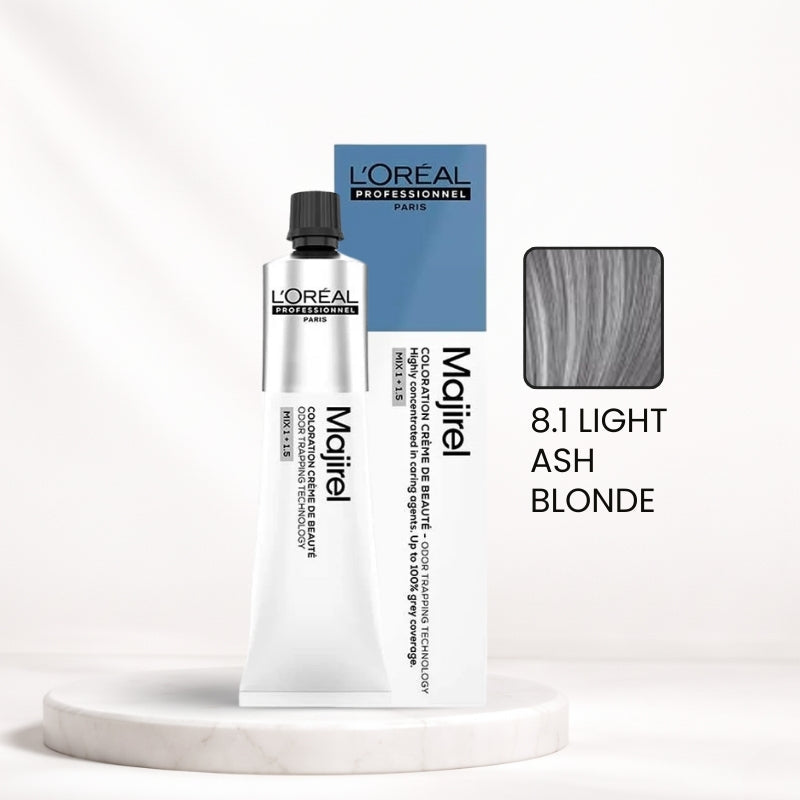 L'Oréal  Majirel Color Tube – 8.1 Light Ash Blonde