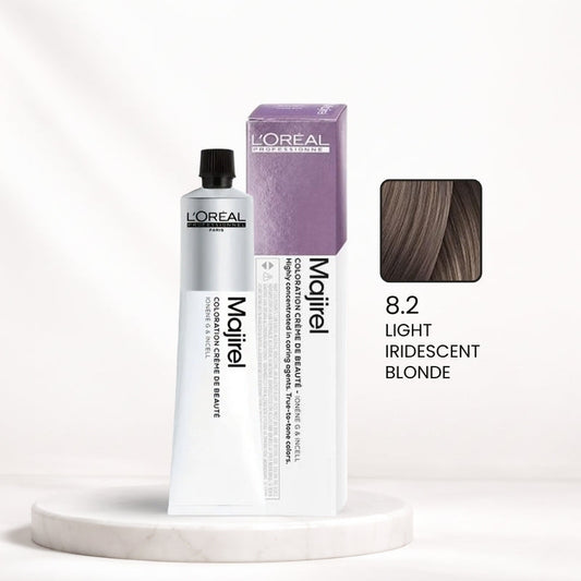 L'Oréal Majirel Color Tube – 8.2 Light Iridescent Blonde