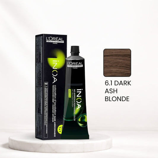 L'Oréal INOA Color Tube – 6.1 Dark Ash Blonde