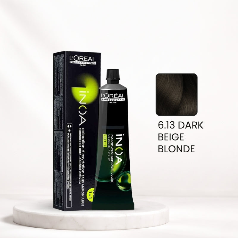 L'Oréal INOA Color Tube – 6.13 Dark Beige Blonde