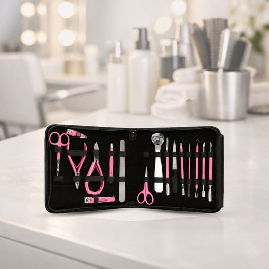 Salon Studio Mani Pedi Tool Kit 16 pcs